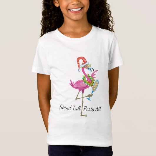 Funky Flamingo T-shirt (Voorkant)