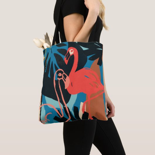 Funky Flamingo Tote Bag (Dichtbij)