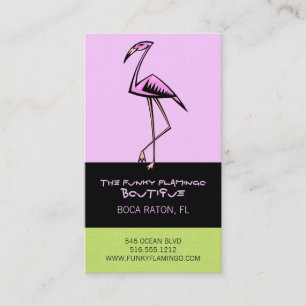 Funky Flamingo Visitekaartjes