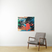 Funky Flamingo Wandkleed (In Situ (horizontaal))