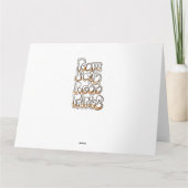 Funky Flip Flop Wenskaart Kaart (Achterkant)