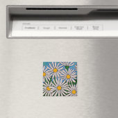 Funky Floral Daisy Magnet (Insitu (Vaatwasser))
