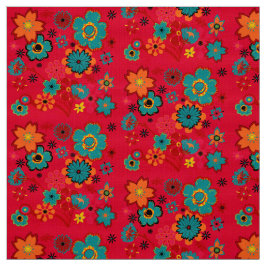 Funky Floral Pattern Stof