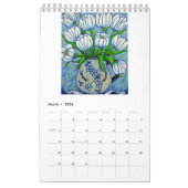 Funky Florals Single Pg. Kalender door Lisa Lorenz (Mar 2026)