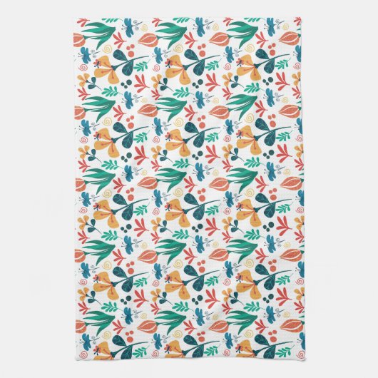 Funky Florals Theedoek (Verticaal)
