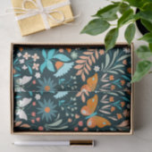 Funky Flowers and Butterflies Tissuepapier (Geschenk)