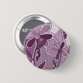 Funky Flowers Button (Voorkant /achterkant)