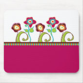 Funky Flowers Muismat (Voorkant)