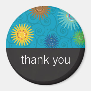 Funky Flowers op Aqua Magnet