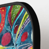 Funky Flowers Pickleball Paddle (Links Detail)