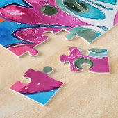 Funky Flowers Puzzel (Zijkant)