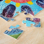 Funky Flowers Puzzel (Zijkant)