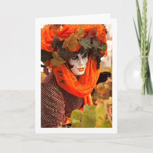 Funky Folded Blank Wenskaart Kaart (Voorkant)