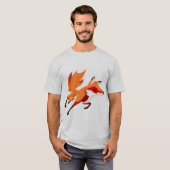 Funky Fox Mannen T-shirt (Voorkant volledig)