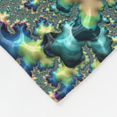 Funky Fractal Fleece Deken (Hoek)