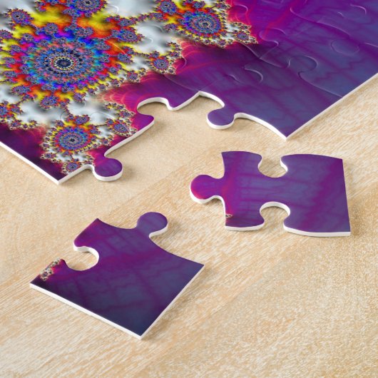 Funky Fractal Holographic Psychedelic Owl Abstract Legpuzzel (Zijkant)