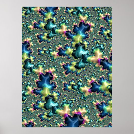 Funky Fractal Poster (Voorkant)