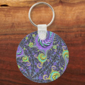 Funky Fractal Sleutelhanger (Voorkant)