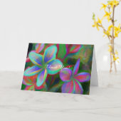 Funky Frangipani Kaart (Gele Bloem)