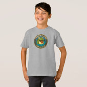 Funky Freddy Frog of Linn Valley, KS Kids Tee T-shirt (Voorkant volledig)