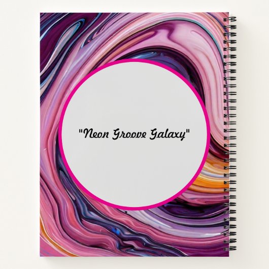 "Funky Frequencies from Space" Notitieboek (Achterkant)