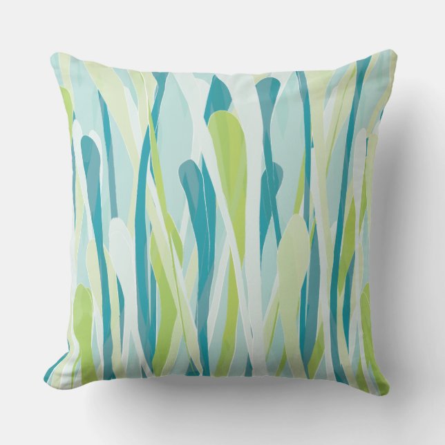 Funky Fresh Grasses Design Pillow Kussen (Voorkant)