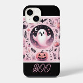 Funky Friendly Boo Spooky Jack O Lanterns Pastel iPhone Hoesje (Achterkant)