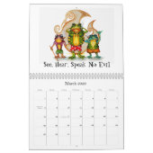 Funky Frog Art Calendar van Jeff Hoppis Kalender (Mar 2026)