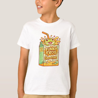 Funky Frog Smoothie Kids T-Shirt -> Funky Kikker S