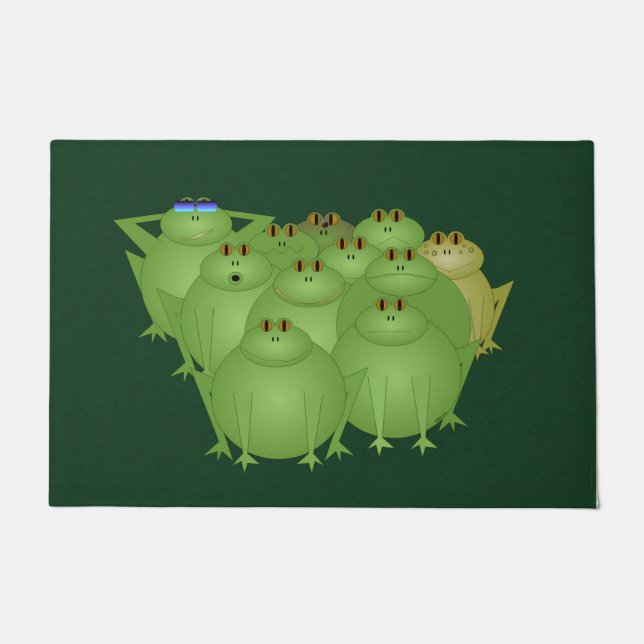 Funky Frogs Deat Deurmat (Voorkant)