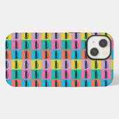 Funky Fun Checkerboard Mini Cooper iPhone Hoesje (Achterkant horizontaal)