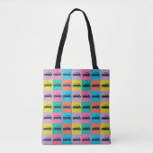Funky Fun Checkerboard Mini Cooper Tote Bag (Voorkant)