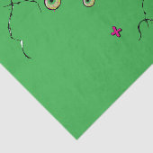 Funky Fun Delicately Ghoulish Zombie XOXO Tissuepapier (Detail)