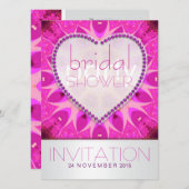 Funky Fun Pink Chic Vrijgezellenfeest Kaart (Voorkant / Achterkant)