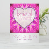 Funky Fun Pink Chic Vrijgezellenfeest Kaart (Staand voorkant)