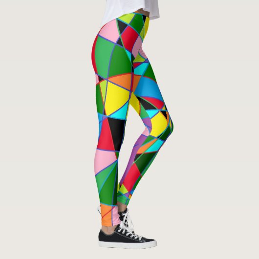 Funky fun show business style geweldig vet ontwerp leggings (Rechts)