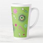 Funky Fun Sweet Dood en Snoep! Latte Mok (Rechts)