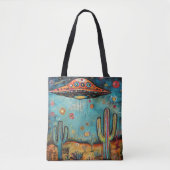Funky Fun UFO Tote Bag (Voorkant)