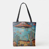 Funky Fun UFO Tote Bag (Achterkant)