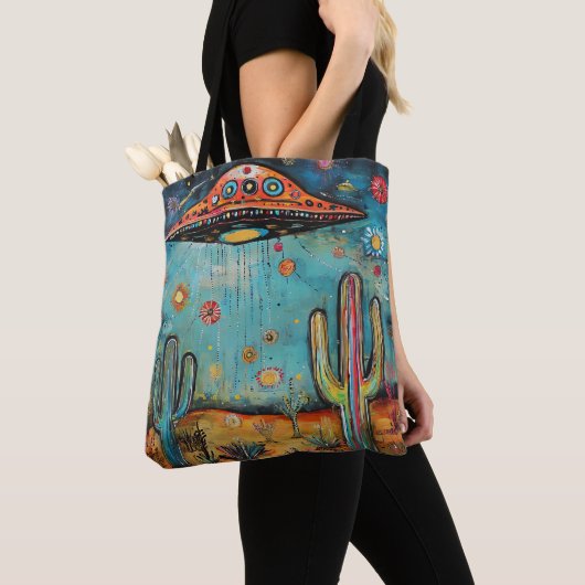 Funky Fun UFO Tote Bag (Dichtbij)