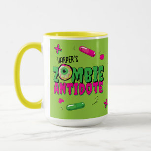 Funky Fun Zombie Antidote Shhh... Niet praten Mok