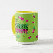 Funky Fun Zombie Antidote Shhh... Niet praten Mok (Voorkant links)