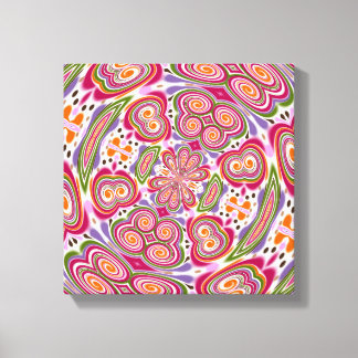 Funky Fungus: Psilocybe Cubensis Canvas Afdruk