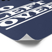 Funky Funny No left Overs Fish Skeleton Poster (Hoek)