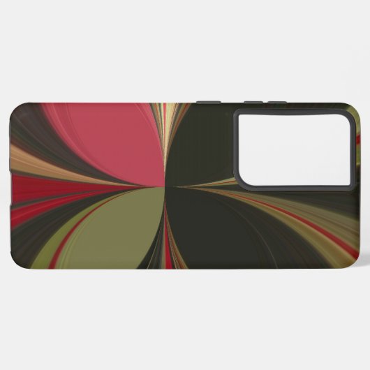 Funky Fusion: Kaleidoscoop Art Design iPhone 14 Samsung Galaxy Hoesje (Linkerkant)