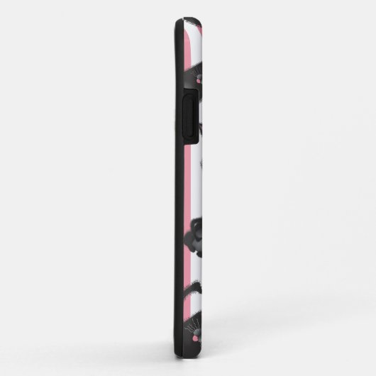 Funky fuzzy Kitty Cat iPhone4 hoesje (Achterkant/rechts)