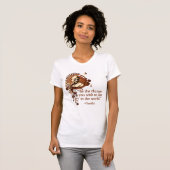 Funky Gandhi - Wees de verandering... T-shirt (Voorkant volledig)