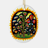 Funky Garden Keramisch Ornament (Rechts)