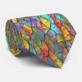 Funky Gebrandschilderde Magie Stropdas (Opgerold)
