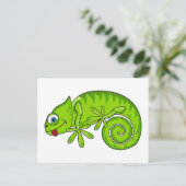 Funky Gecko Briefkaart (Staand voorkant)
